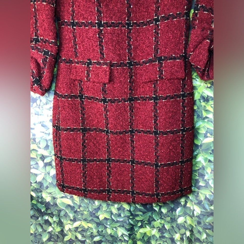 Alexia Admor Elegant Red Plaid Dress - Picture 4 of 16